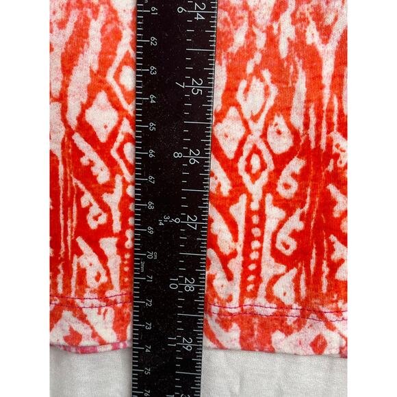 Lauren Ralph Lauren short sleeve tie dye top in orange/fuchsia, size 3X NWT - Picture 7 of 8
